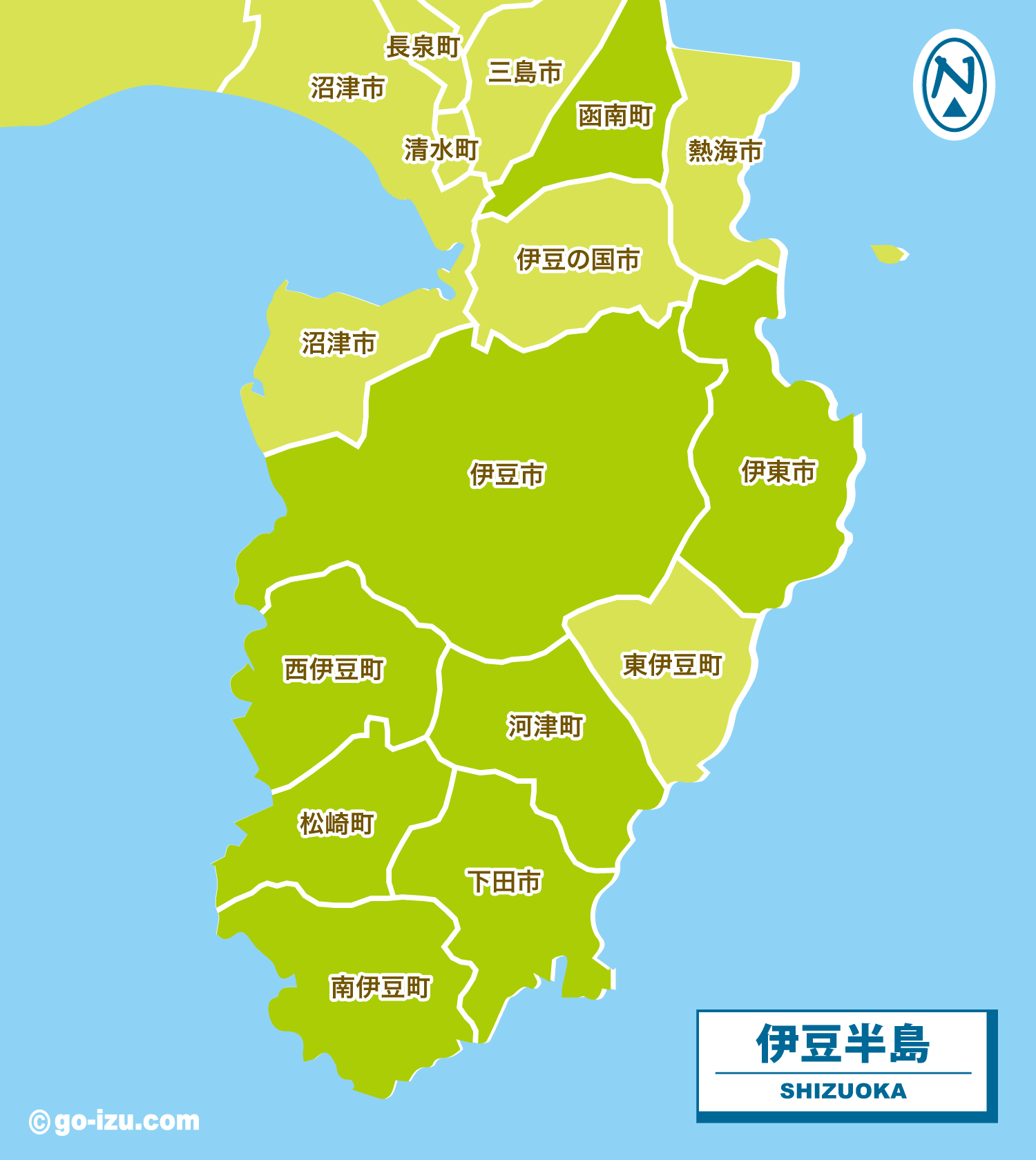 伊豆半島 地図